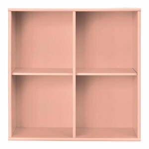 Rózsaszín függő könyvespolc 70x70x27 cm Mistral – Hammel Furniture kép