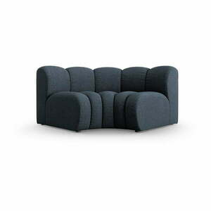 Kék zsenília kanapé modul (variálható sarok) Lupine – Micadoni kép