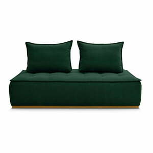 Sötétzöld zsenília kanapé 175 cm Elisa – Bobochic Paris kép