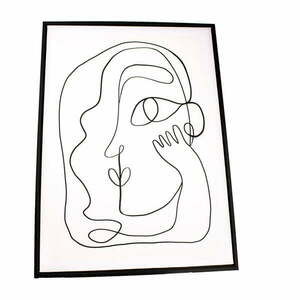 Silhouette keretes fali kép, 40 x 50 cm - Dakls kép