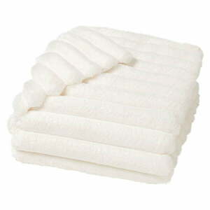 Krémszínű mikroplüss takaró 180x220 cm Boudoir – douceur d'intérieur kép