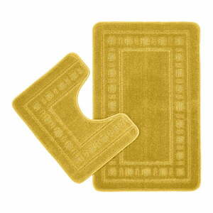 Sárga fürdőszobai kilépő szett WC-hez, 2 db-os 50x80 cm Armoni – Catherine Lansfield kép