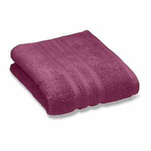 Sötét rózsaszín frottír pamut fürdőlepedő 70x120 cm Zero Twist – Catherine Lansfield kép