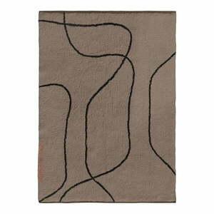 Barna mosható pamut szőnyeg 100x140 cm Shadow – Mette Ditmer Denmark kép