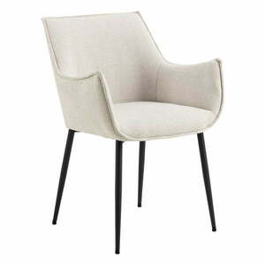 Krémszínű kárpitozott étkezőfotel Bonita – Actona kép