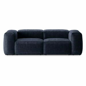 Sötétkék kordbársony kanapé 224 cm Bergamo – Cosmopolitan Design kép
