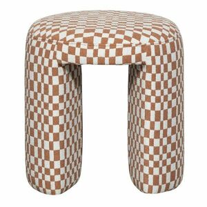 Narancssárga kárpitozott ülőke Charlie – WOOOD kép