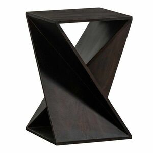 Akácfa tárolóasztal 41x41 cm Ikem – WOOOD kép