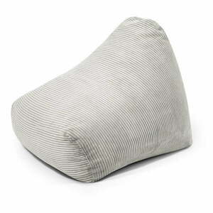 Krémszínű kordbársony gyerek babzsákfotel Snug 80 – SLOWDOWN kép