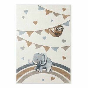 Krémszínű gyerek szőnyeg 120x170 cm Walk like an Elephant Rainbow Party – Villeroy&Boch kép
