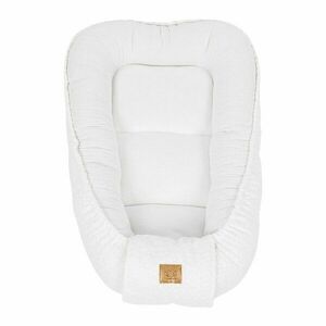 Fehér babafészek 55x83 cm – Meowbaby kép