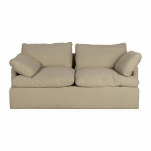 Bézs len kanapé 180 cm – Ixia kép