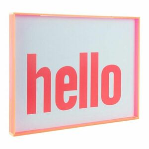 Kép 41x31 cm Hello – PT LIVING kép