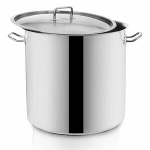 Befőző rozsdamentes acél edény fedővel 22 l Stock – Orion kép