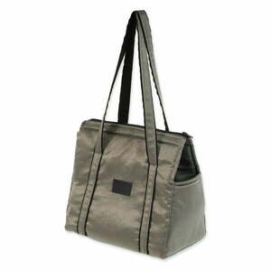 Ezüstszínű kutyahordozó táska Dog Fantasy Platinum – Plaček Pet Products kép