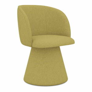 Sárga kárpitozott étkezőfotel Maia – Makamii kép