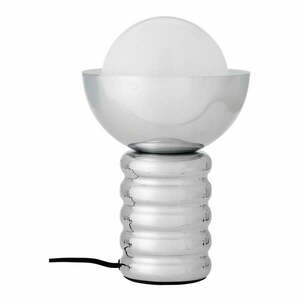 Ezüstszínű asztali lámpa üveg búrával (magasság 32 cm) Spike – Bloomingville kép