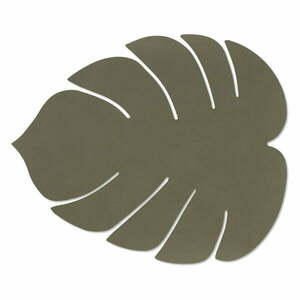 Öko bőr tányéralátét 35x42 cm Monstera Leaf Nupo – LIND DNA kép