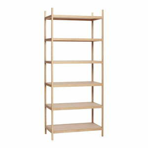 Library tölgyfa polcos állvány, 80 x 190 cm - Hübsch kép