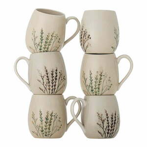 Bézs agyagkerámia bögre szett 6 db-os 400 ml Bea – Bloomingville kép