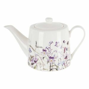 Fehér-lila porcelán teáskanna 1 l Louka – Orion kép