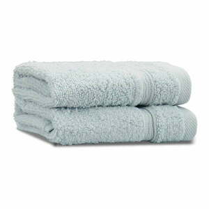 Világoskék frottír pamut törölköző szett 2 db-os 30x30 cm Zero Twist – Catherine Lansfield kép