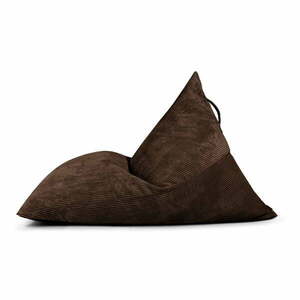 Sötétbarna kordbársony babzsákfotel Razzmatazz – SLOWDOWN kép