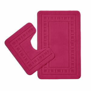 Sötét rózsaszín fürdőszobai kilépő szett WC-hez, 2 db-os 50x80 cm Armoni – Catherine Lansfield kép