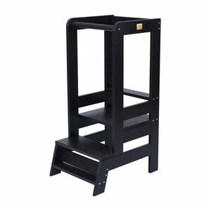 Fekete borovi fenyő tanulótorony Montessori – Meowbaby kép