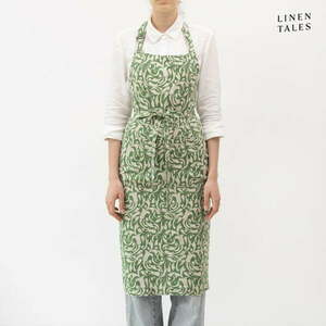 Len kötény Evergreen Damask – Linen Tales kép