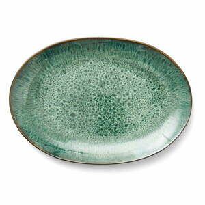 Zöld-fekete szervírozó kőedény tányér Gastro Green/Black – Bitz kép