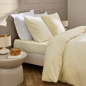 Elefántcsont színű lepedő 160x200 cm Linella – douceur d'intérieur kép