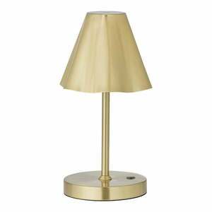 Sárgaréz színű LED asztali lámpa fém búrával (magasság 28 cm) Lianna – Bloomingville kép