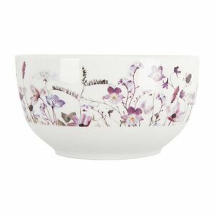 Fehér-lila porcelán leveses tálka 500 ml Louka – Orion kép