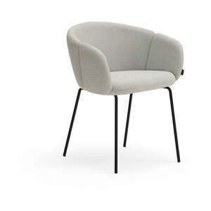 Világosszürke kárpitozott étkezőfotel Add – Teulat kép