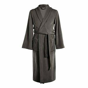 Szürke mikroplüss fürdőköpeny S/M Elena – Tiseco Home Studio kép