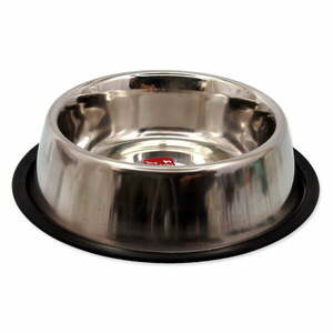Rozsdamentes acél tálka kutyáknak ø 26 cm Dog Fantasy – Plaček Pet Products kép