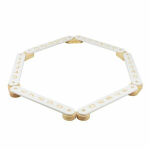 Fehér borovi fenyő egyensúlyozó pálya 10x408x5 cm Montessori – Meowbaby kép