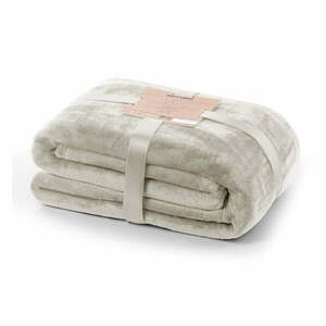 Bézs mikroplüss ágytakaró 200x220 cm Mic – Restilo kép