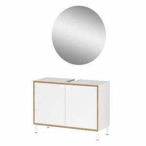 Fehér fürdőszoba bútor szett Topeka – Germania kép