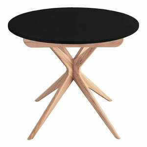 Kerek bővíthető étkezőasztal hosszabbító asztallappal ø 90 cm Jubi – Ragaba kép