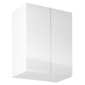 Felsőszekrény, fehér/fehér extra magasfényű, AURORA G602F kép