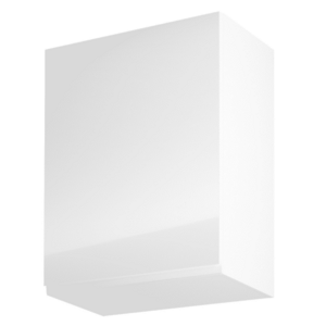 Felsőszekrény, fehér/fehér extra magasfényű, balos, AURORA G601F kép