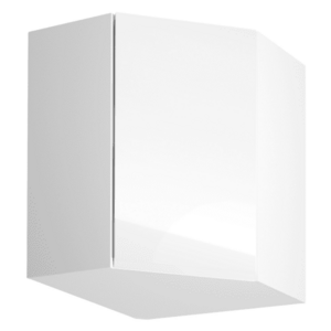 Felsőszekrény, fehér/fehér extra magasfényű, AURORA G60N kép