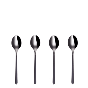 Kávéskanál készlet 4 db - Porto PVD sötét titán / fekete homokfúvott - 110291 kép
