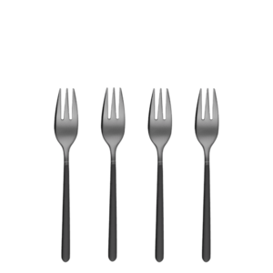 Desszertvilla 4 db-os készlet - Porto PVD sötét titán / fekete homokfúvott - 110293 kép