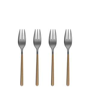 Desszertvilla 4 darabos készlet - Porto PVD sötét titán / arany homokfúvott - 110298 kép