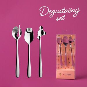 Kóstoló evőeszkōz szett 3 db - Alpha - 116538 kép