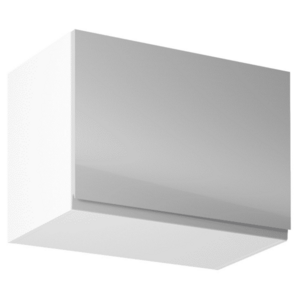 Felsőszekrény, fehér/szürke extra magasfényű, AURORA G60K kép