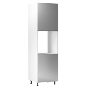 Élelmiszer szekrény, fehér/szürke extra magasfényű, jobb, AURORA D60P kép